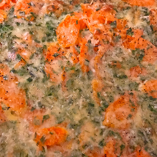 Möhrenkuchen mit Parmesan