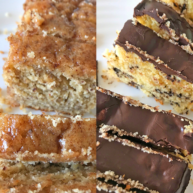 Nusskuchen & Schokosplitterkuchen