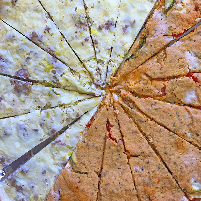 Quiche – veggie & not-veggie