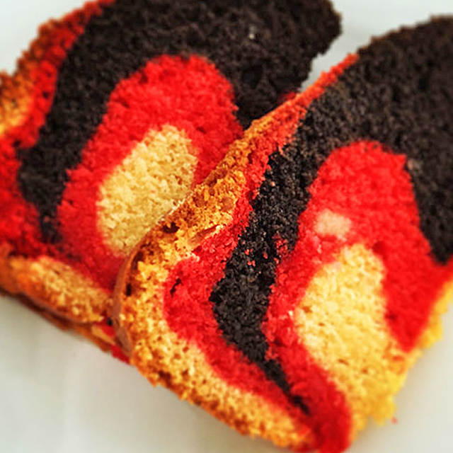 Deutschland-Fußballkuchen