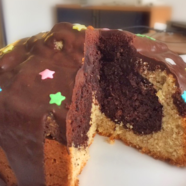 Hell-Dunkel-Sternenkuchen